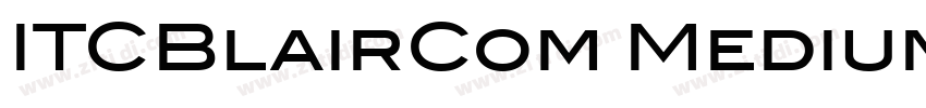 ITCBlairCom Medium字体转换
